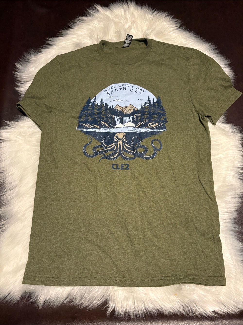 Amazon employee earth day t-shirt 2026  new never worn Kraken S small